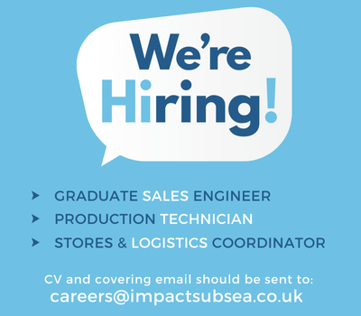 We Are Hiring! Graduate Sales Engineers, Production Technician and Stores & Logistics