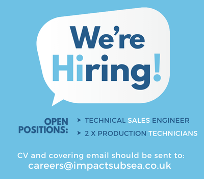 We Are Hiring! Sales Engineer & Production Technicians