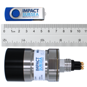 size of sonar shown next to USB & Ruler. 107.5 mm