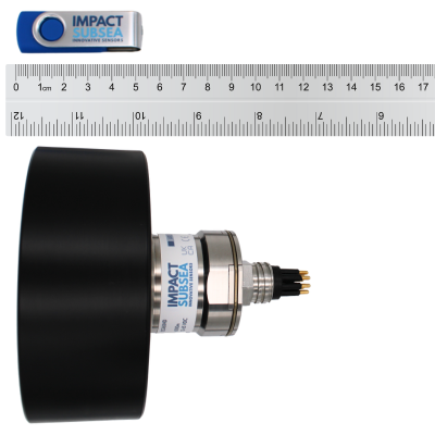 size of HD sonar shown next to USB & Ruler.